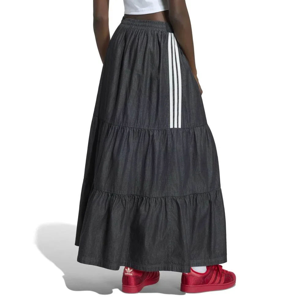 Originals Summer Glow Denim Skirt Black - Image 3