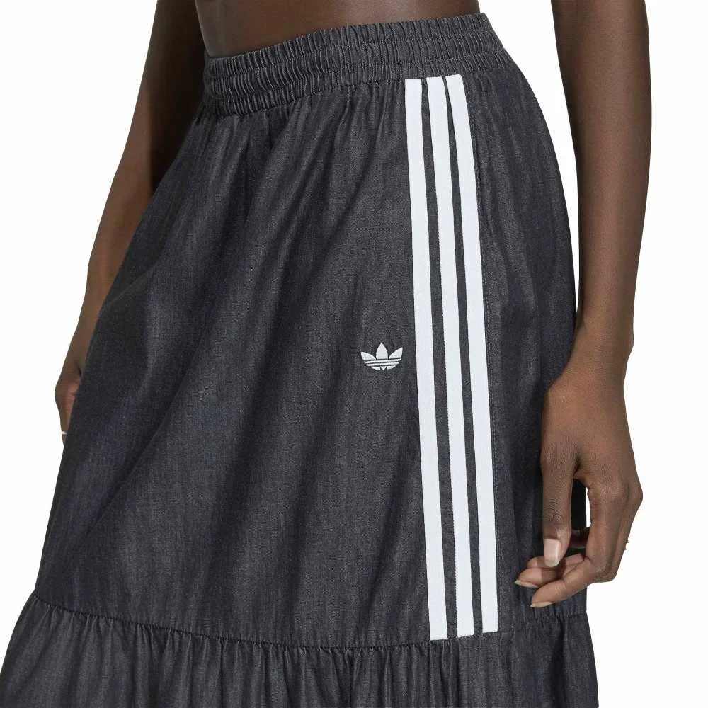 Originals Summer Glow Denim Skirt Black - Image 4