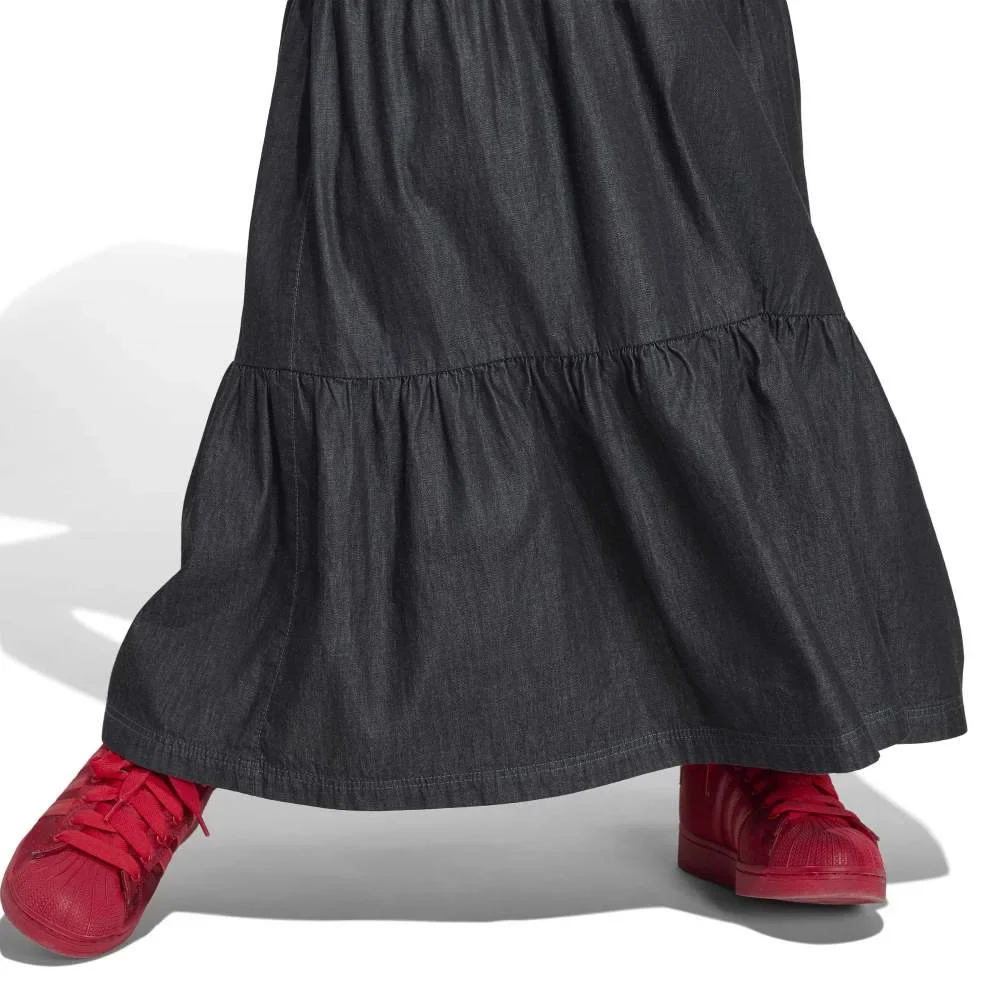 Originals Summer Glow Denim Skirt Black - Image 5