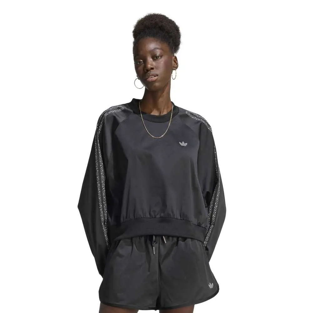 Pearl Jacquard Sweatshirt Black - Image 2