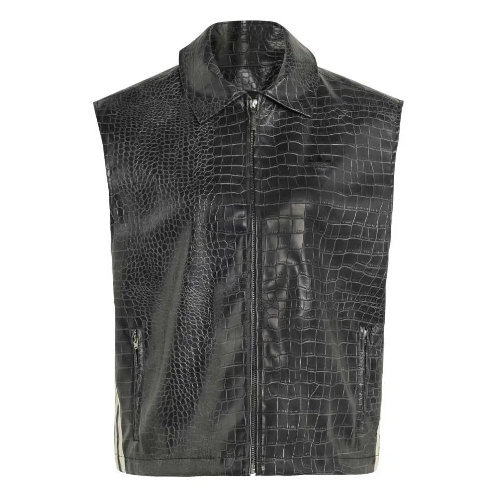 Pleather Vest Black