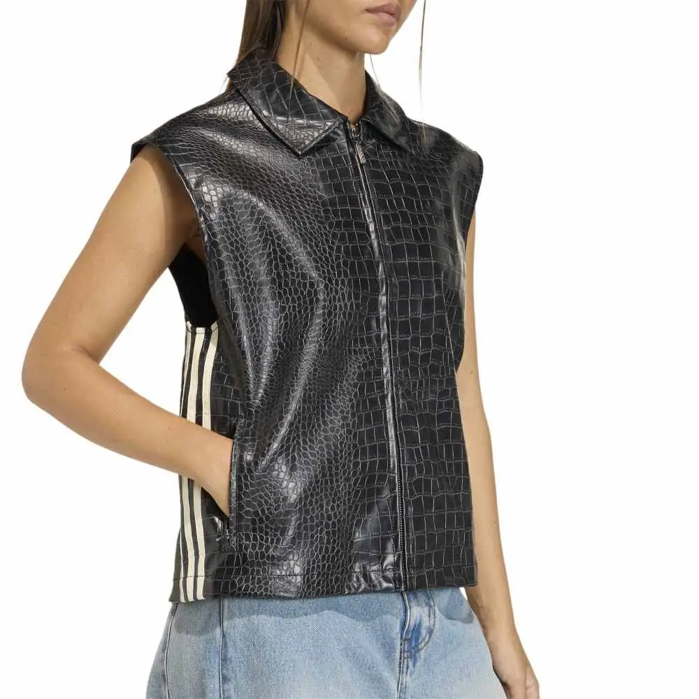 Pleather Vest Black - Image 4