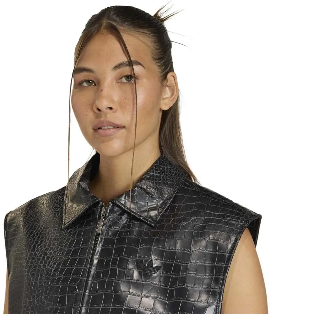 Pleather Vest Black - Image 5