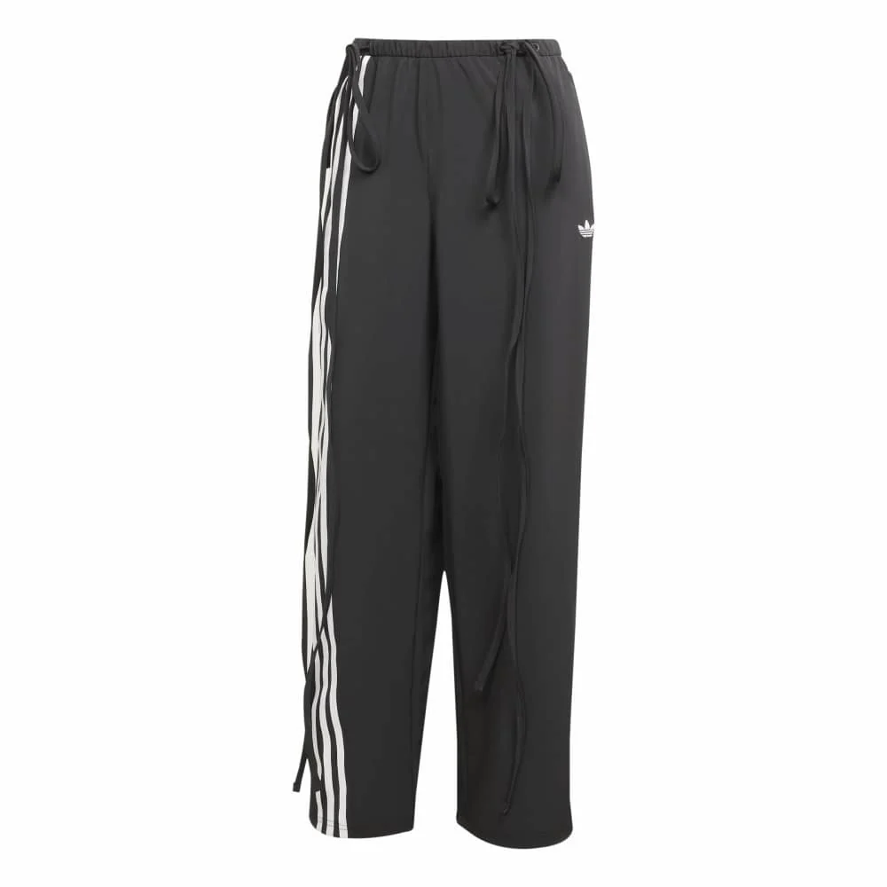 Ribbon Parachute Track Pant Black