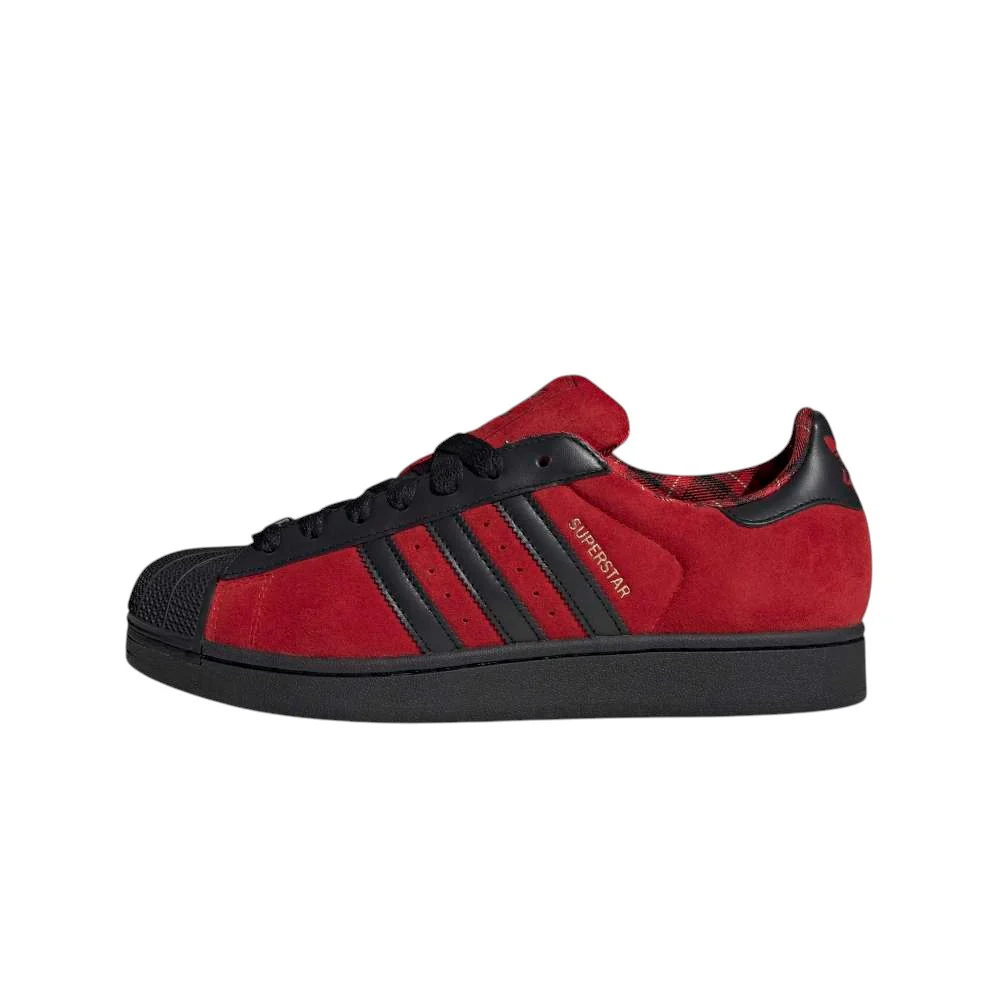 Superstar II Red Black Sneakers