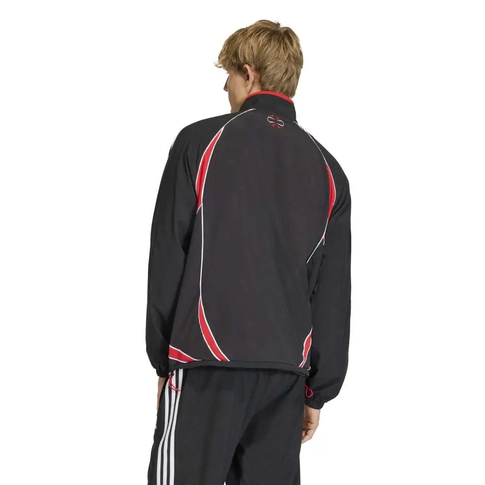 Teamgeist Adicolor Track Jacket Black Red - Image 3