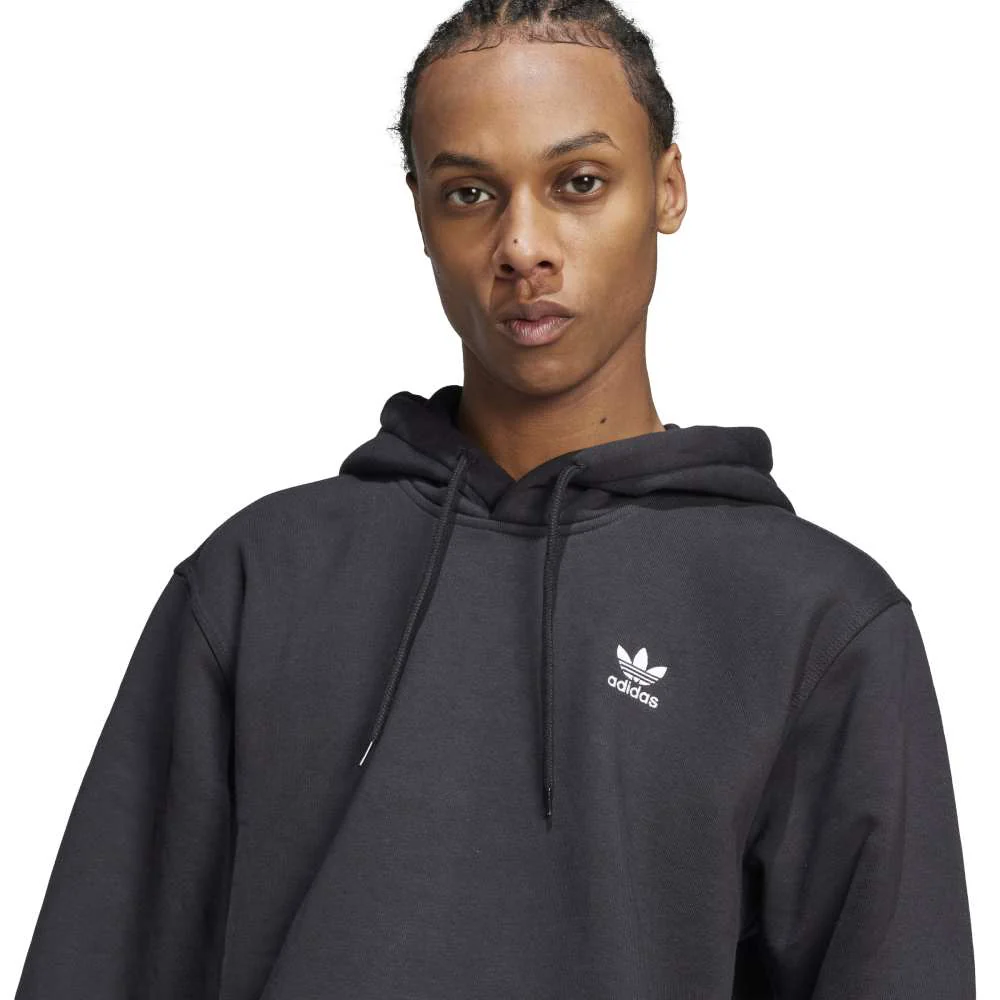 Trefoil Essentials Loose Hoodie Black - Image 5