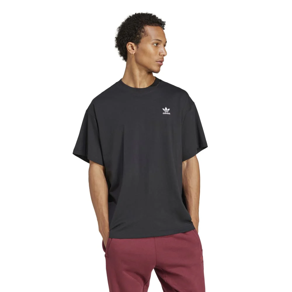 Trefoil Essentials Oversized T-Shirt Black - Image 2