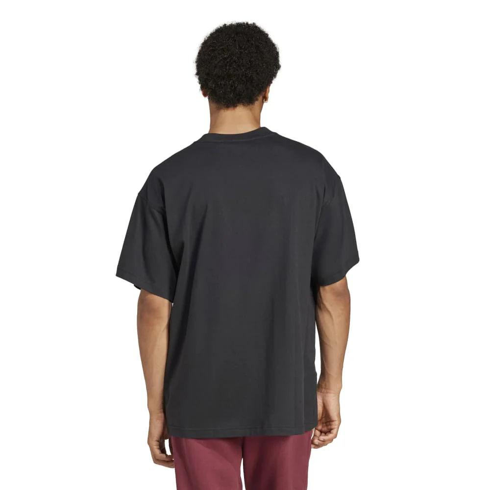 Trefoil Essentials Oversized T-Shirt Black - Image 3