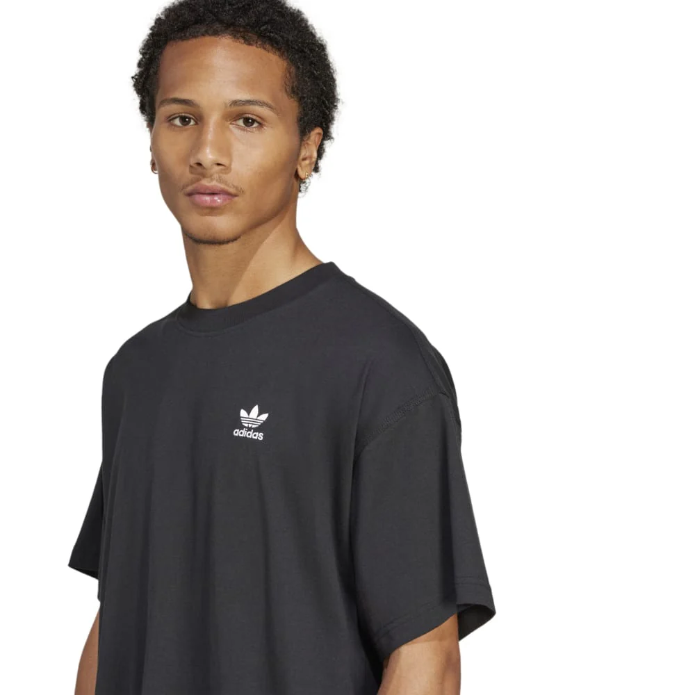 Trefoil Essentials Oversized T-Shirt Black - Image 4