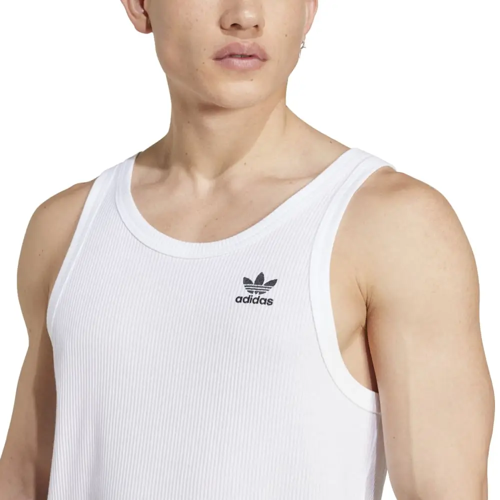 Trefoil Essentials Tank Top White - Image 4
