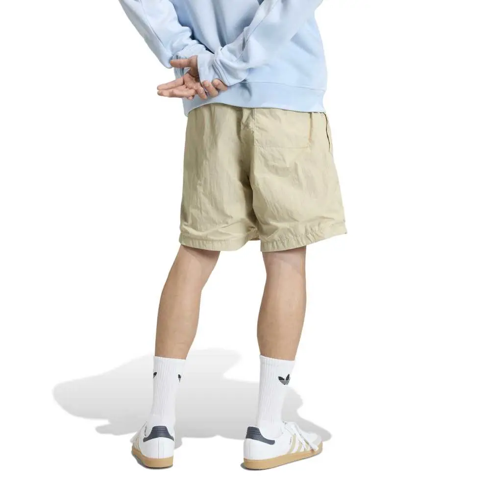 Trefoil Essentials Woven Shorts Beige - Image 3
