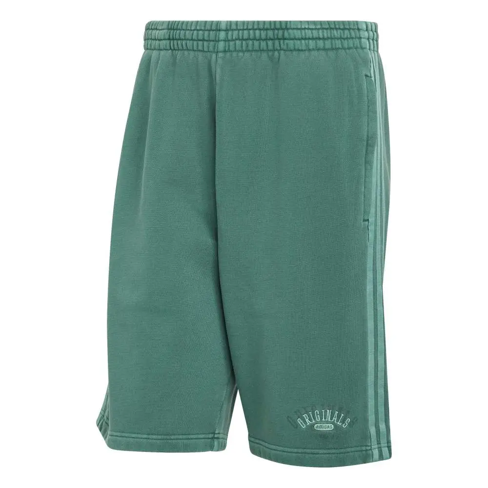 Washed Graphics Basketball Shorts Green