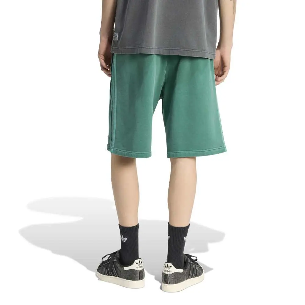 Washed Graphics Basketball Shorts Green - Image 3