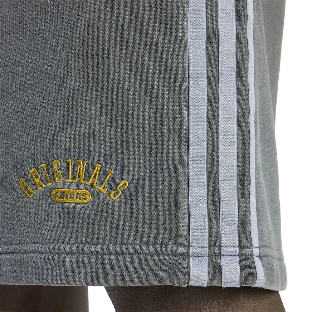 Washed Graphics Basketball Shorts Grey - Image 4