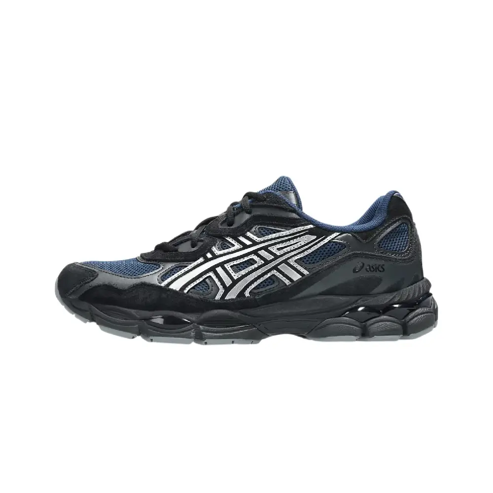 GEL-NYC Black Blue Silver Sneakers