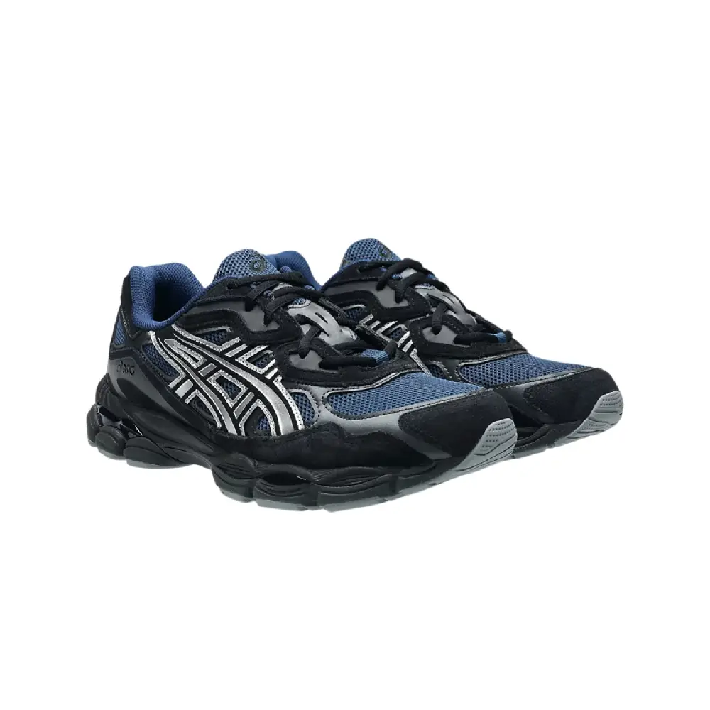 GEL-NYC Black Blue Silver Sneakers - Image 2
