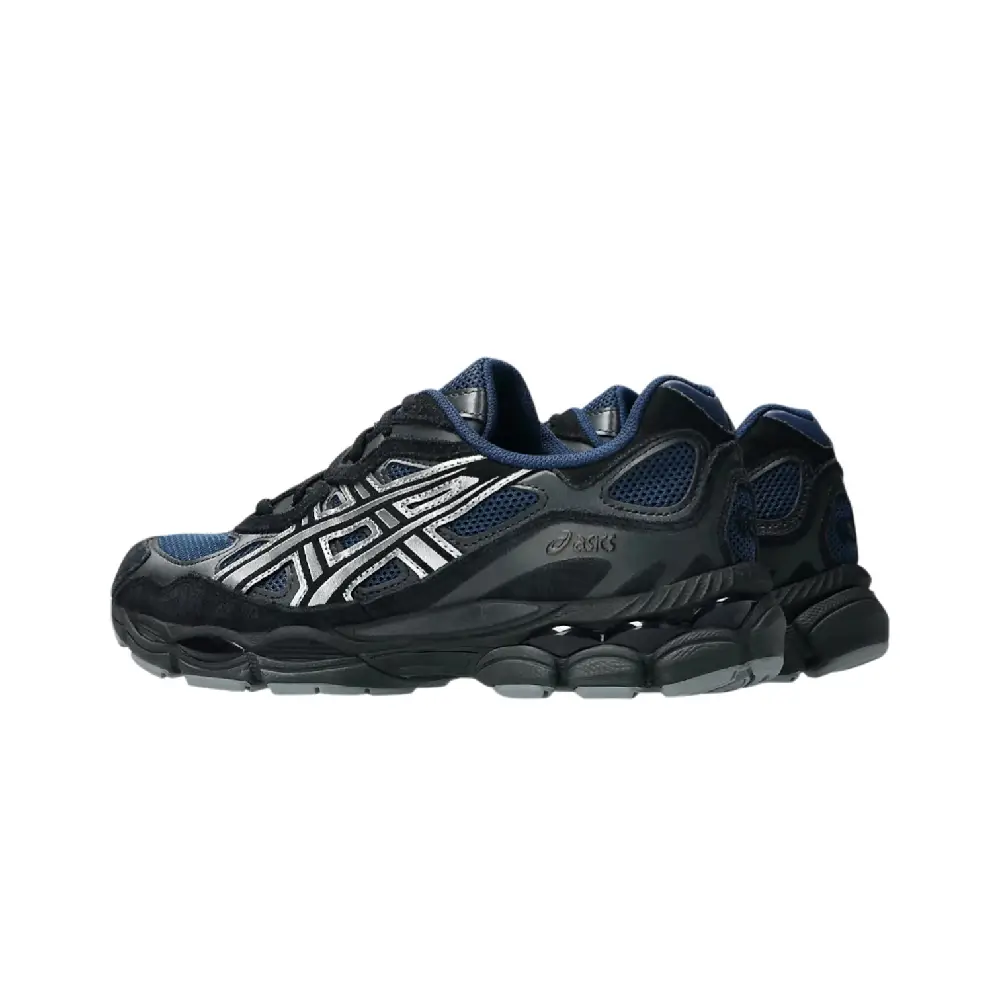 GEL-NYC Black Blue Silver Sneakers - Image 3