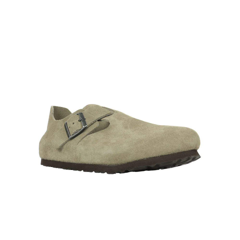 London Suede Taupe Sandals - Image 2