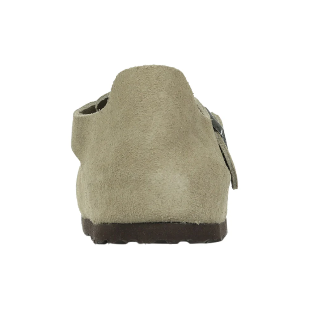London Suede Taupe Sandals - Image 3