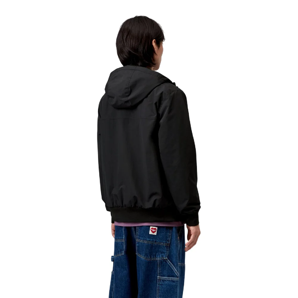 Hooded Sail Jacket Black - Image 4