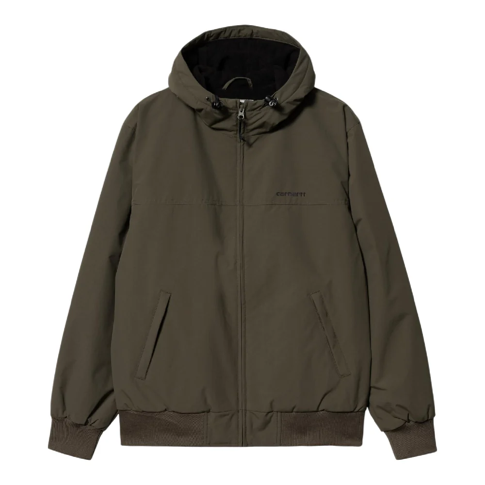Hooded Sail Jacket Brown