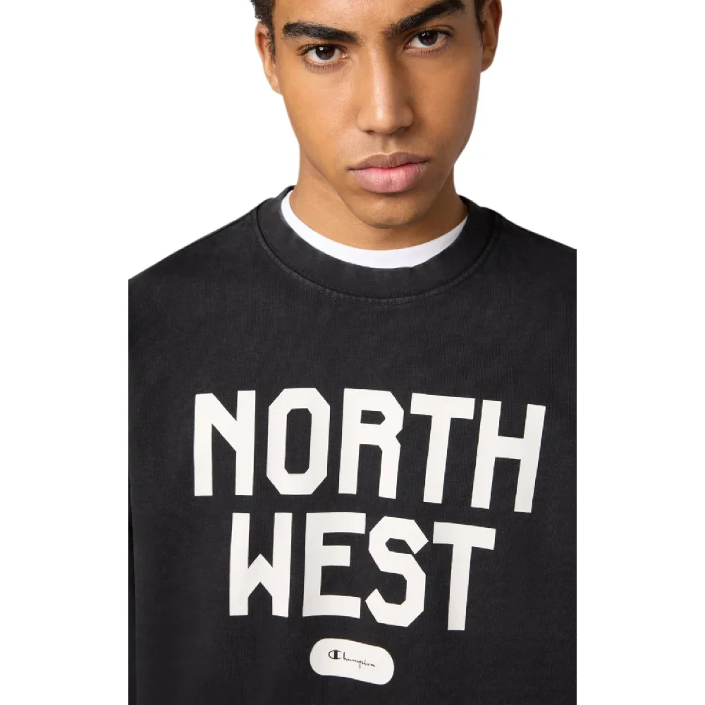 Crewneck Sweatshirt Black - Image 4