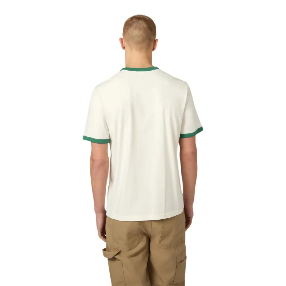 Ringer T-Shirt Cream Green - Image 3