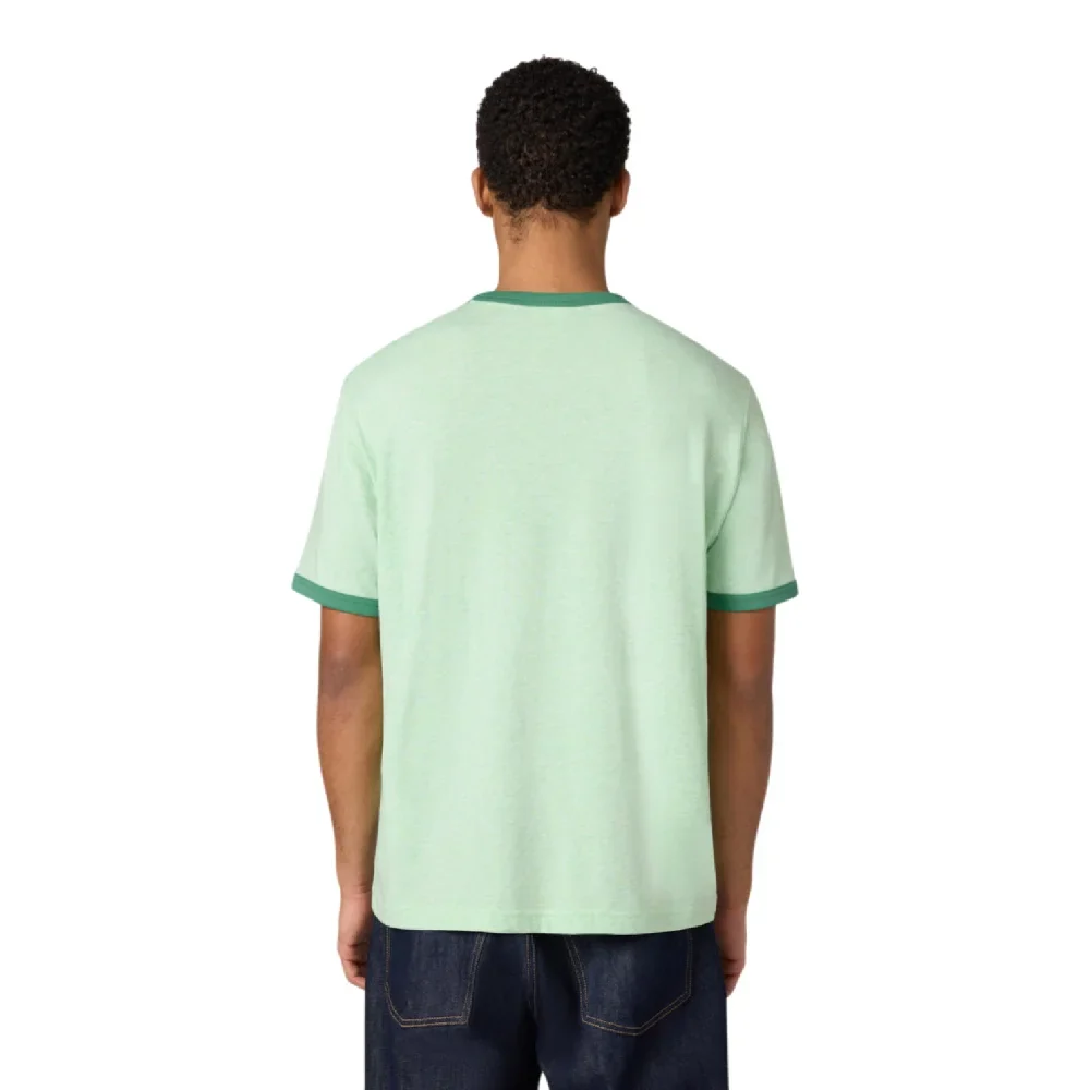 Ringer T-Shirt Green - Image 3