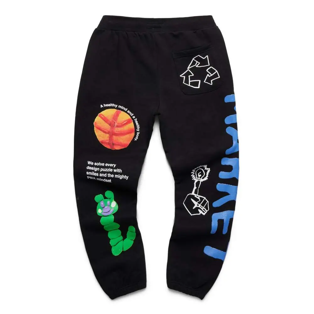 SMILEY COLLAGE SWEATPANTS - Image 2