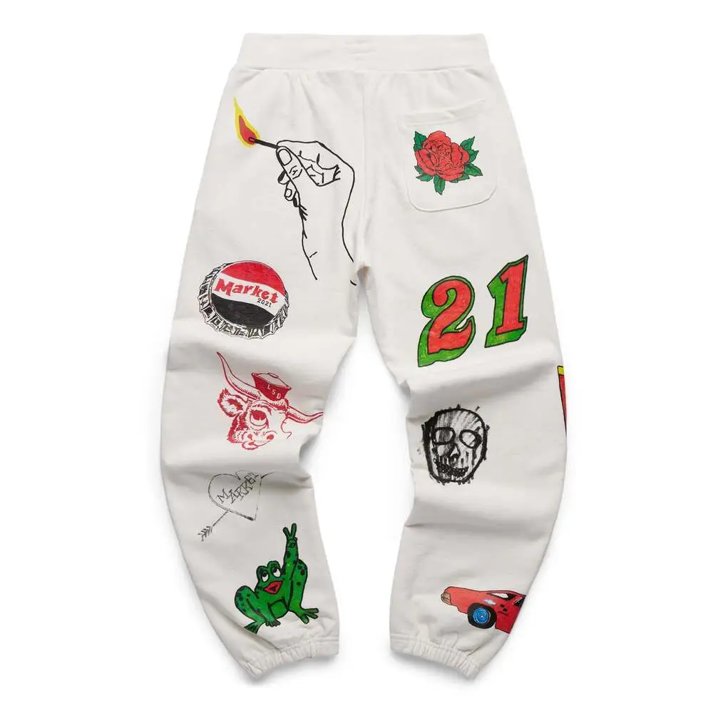 VARSITY HAND-DRAWN SWEATPANTS - Image 2