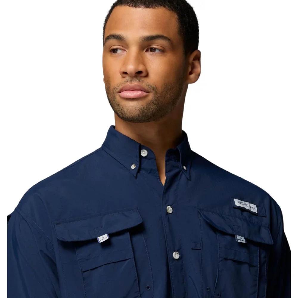 Bahama II SS Shirt Blue - Image 3