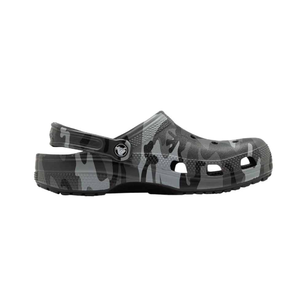 Classic Camouflage Clog Slide Black Grey - Image 3