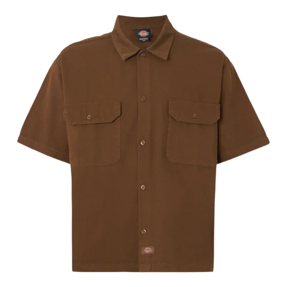 247 Gd Work Shirt Ss Timber Brown
