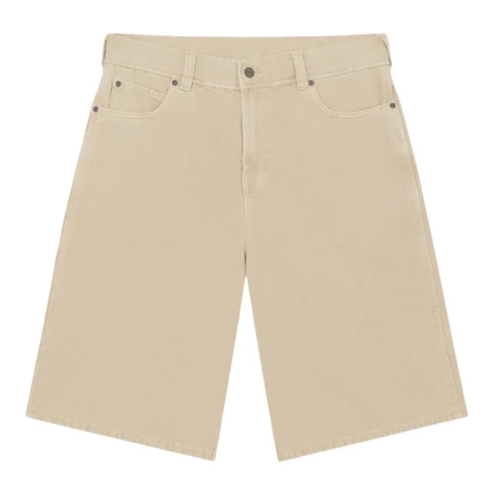 958 13 Inch Loose Short Jeans Eucalyptus
