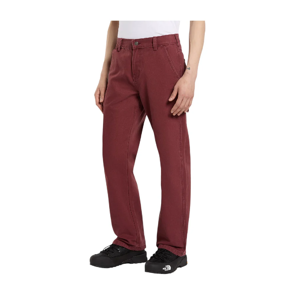 Carpenter Canvas Pant Bordeaux - Image 3