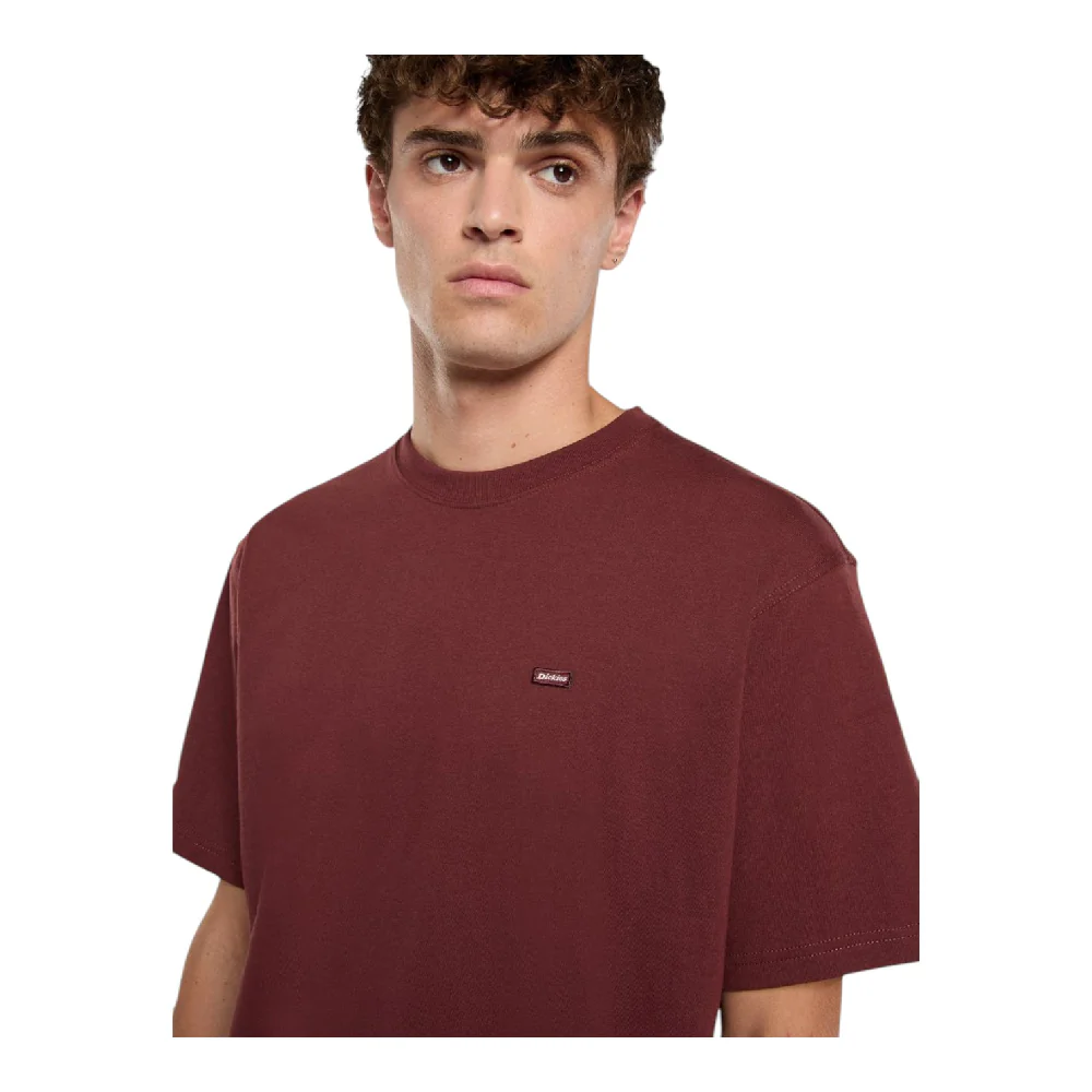 Clancy Heavyweight T-Shirt Bordeaux - Image 3