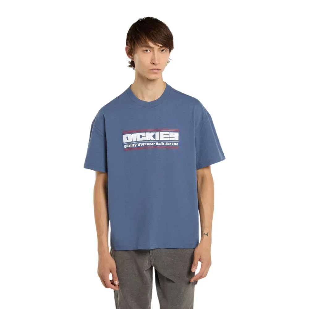 Derby Ss T-Shirt Retro Indigo - Image 3