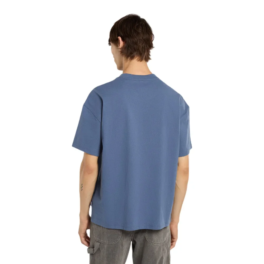 Derby Ss T-Shirt Retro Indigo - Image 4