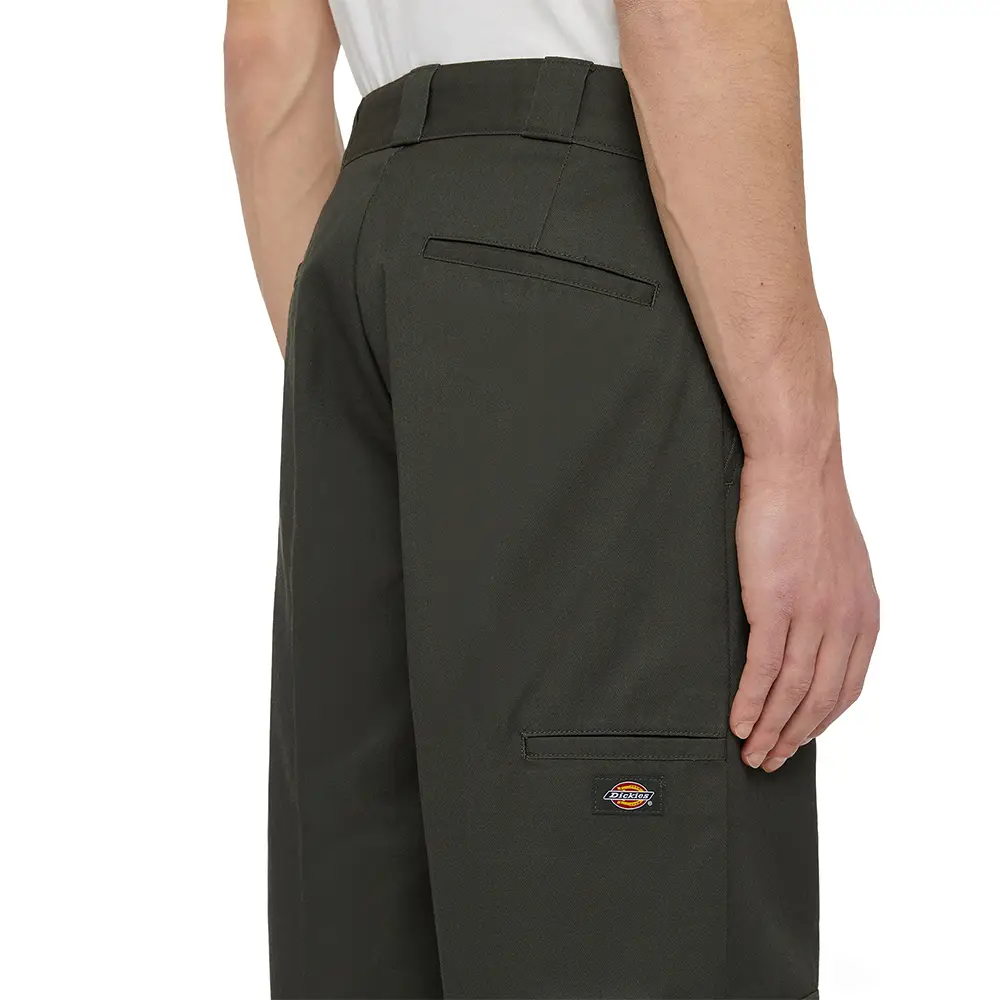 Double Knee Rec Pant Olive Green - Image 5