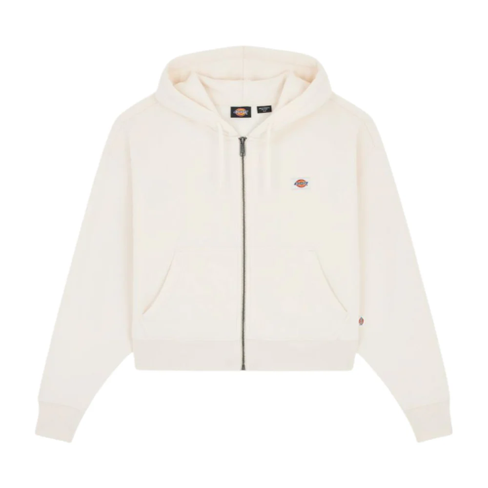 Oakport Zip Hoodie White