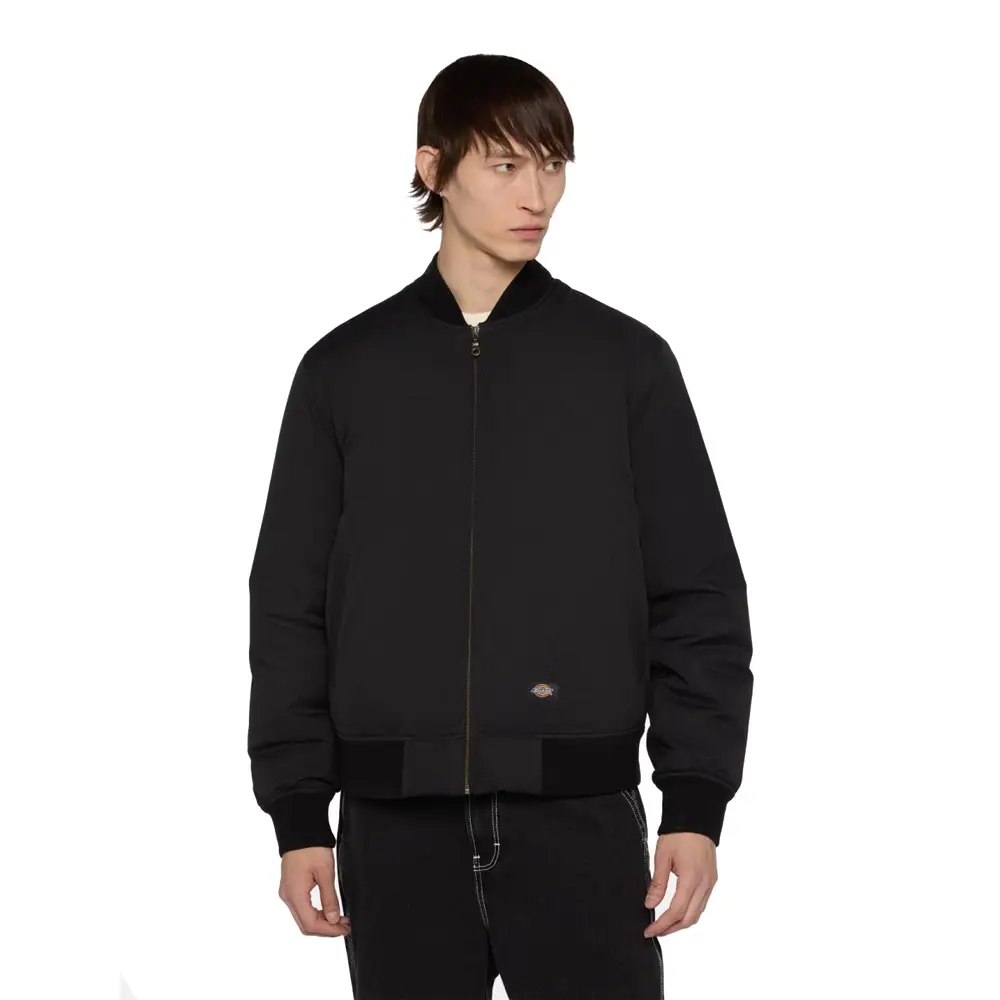 Plains Bomber Jacket Black - Image 3