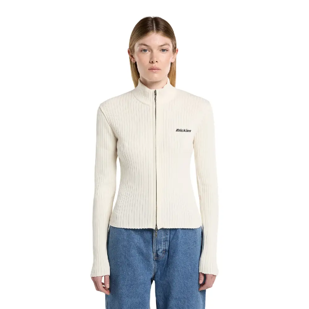 Wellsville Full-Zip Sweat White