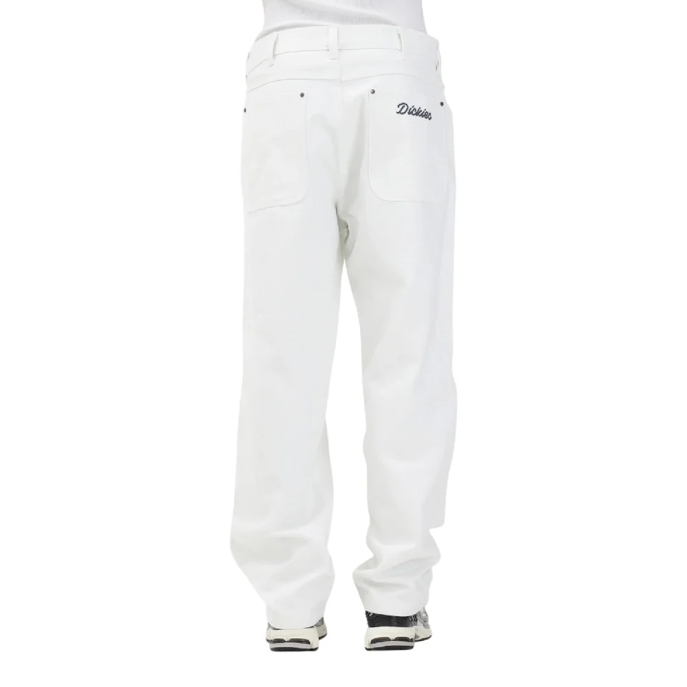 Wellsville Loose Tapered Twill Pant White - Image 2