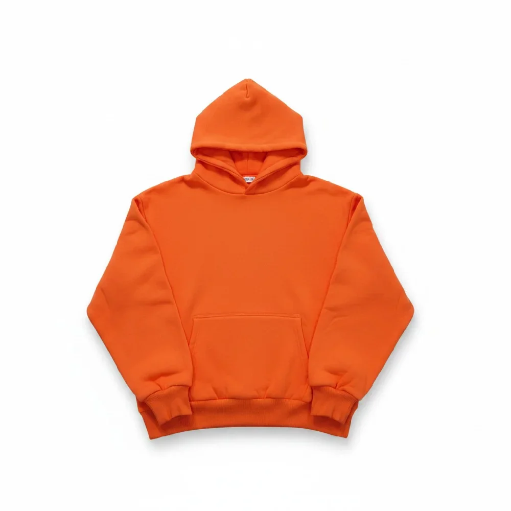 Halloween Orange Reversible Double-Layered Hoodie
