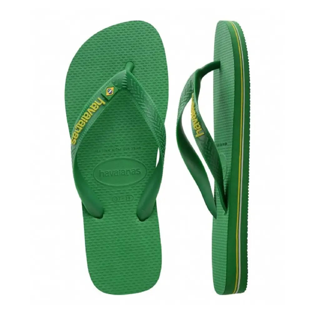 Brasil Logo Neon Flip Flops - Image 4