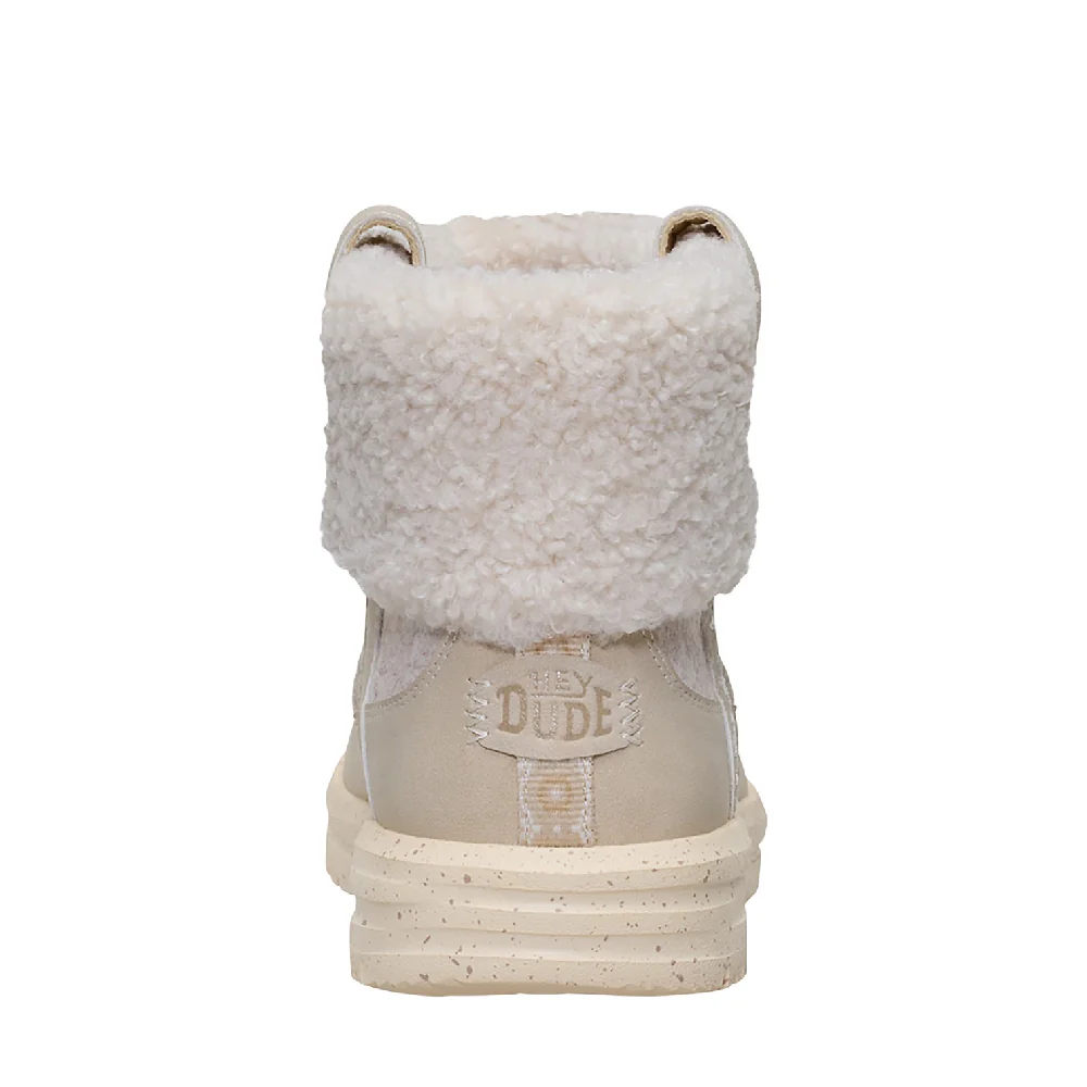 Camden Cuff Wool Boot Cozy White - Image 3