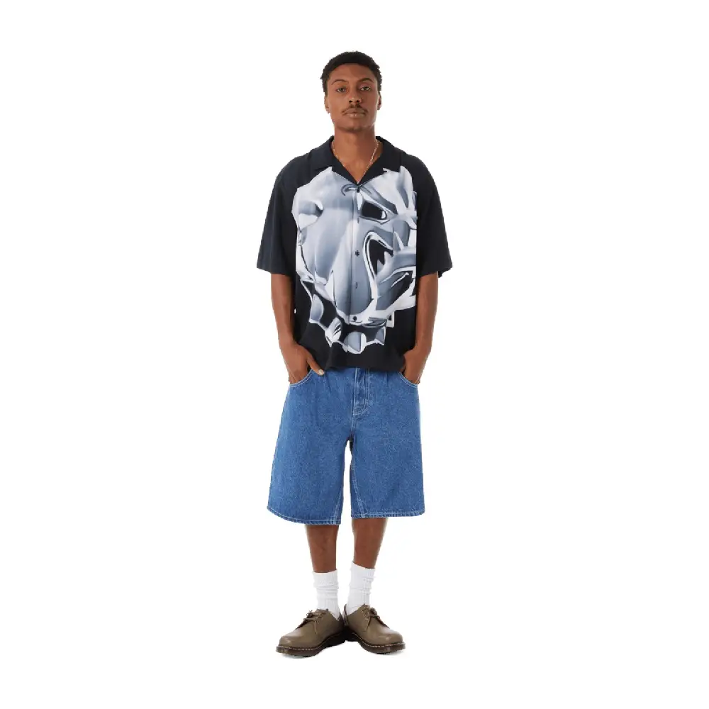 Big Dawg Ss Resort Shirt Black - Image 4