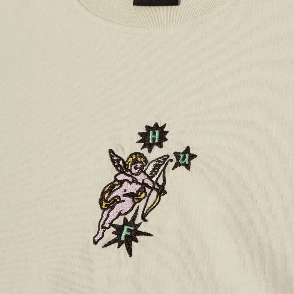 Cupid Ss Washed T-Shirt Beige - Image 2