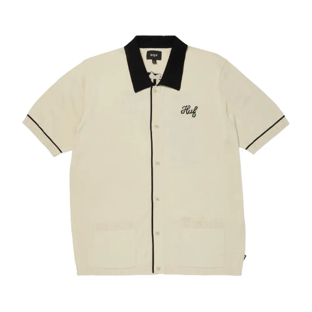 Icarus Ss Knit Top Beige